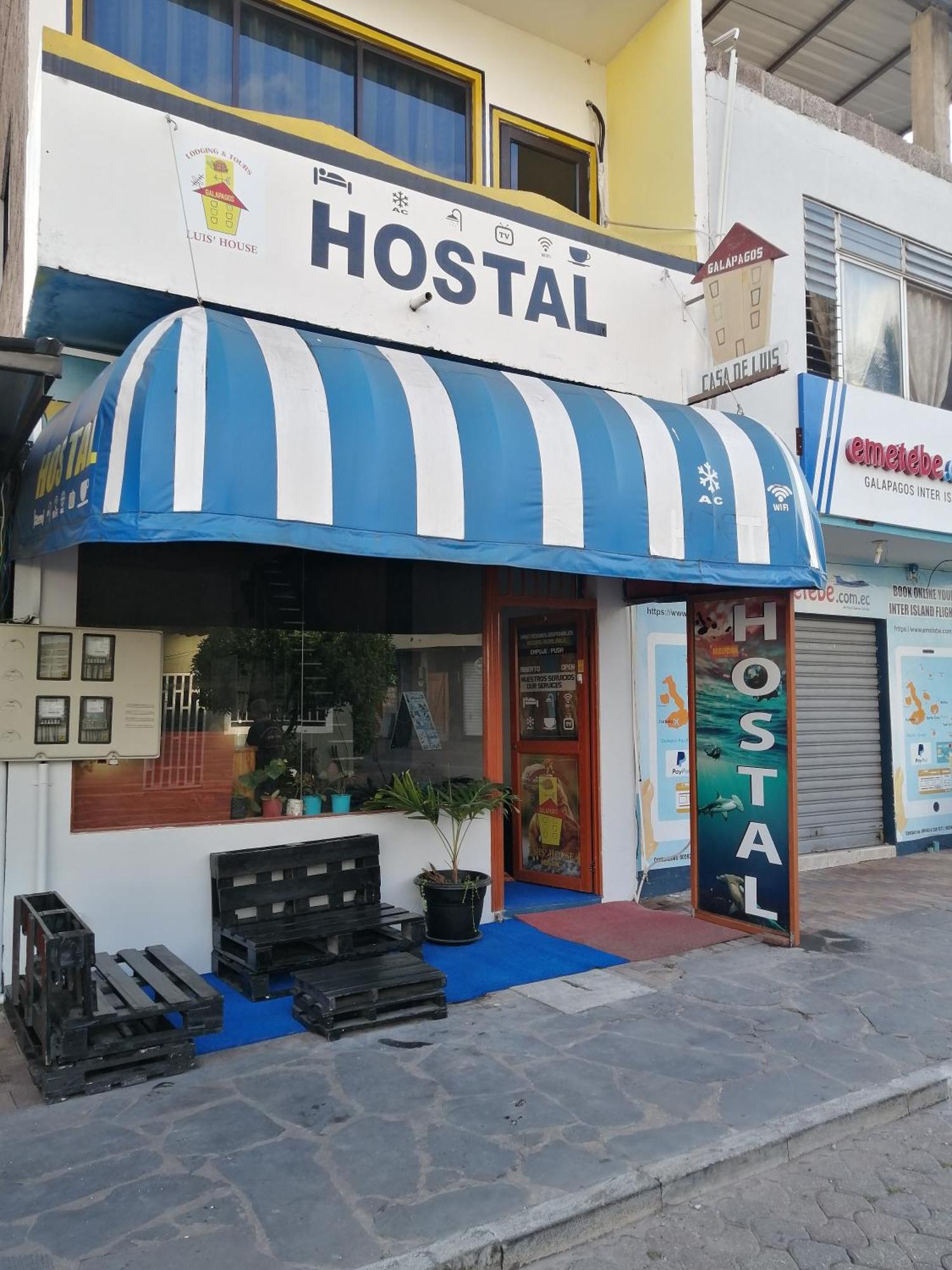 Hostal La Casa De Luis Puerto Baquerizo Moreno Exteriér fotografie